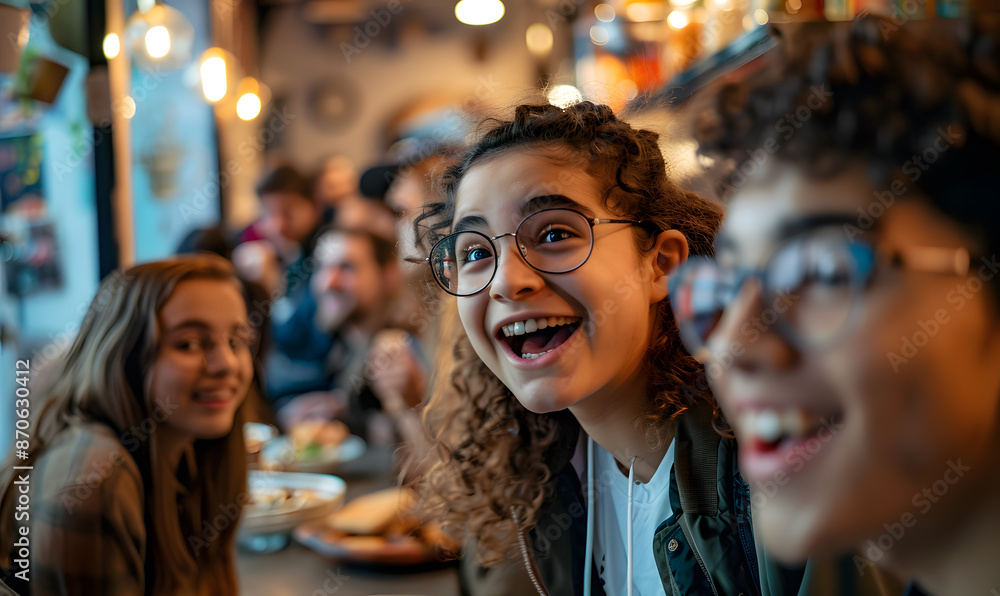 Obraz premium Happy holiday activities for teenagers