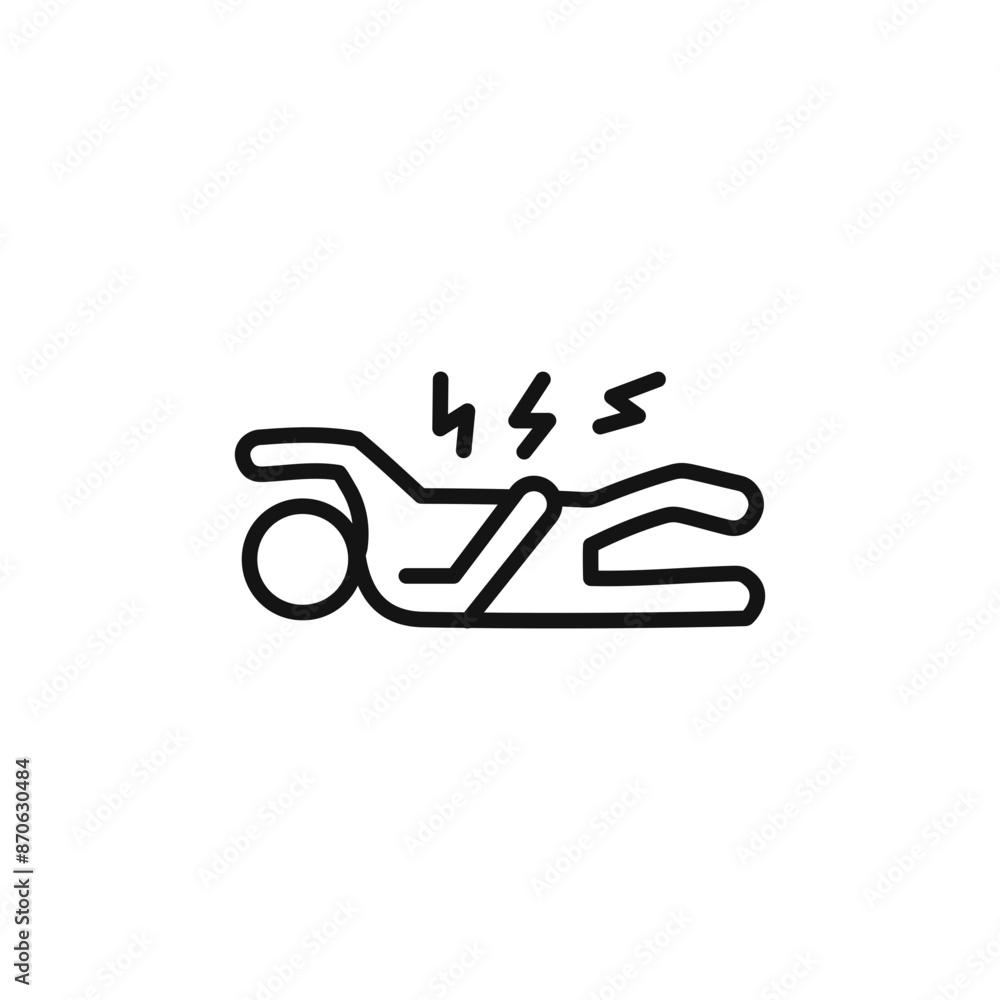 Epilepsy logo sign vector outline Epilepsy logo sign vector outline