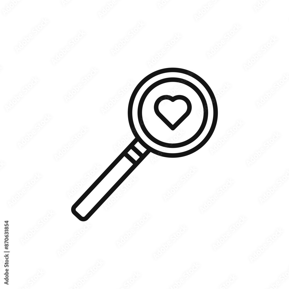 Find Love logo sign vector outline Find Love logo sign vector outline