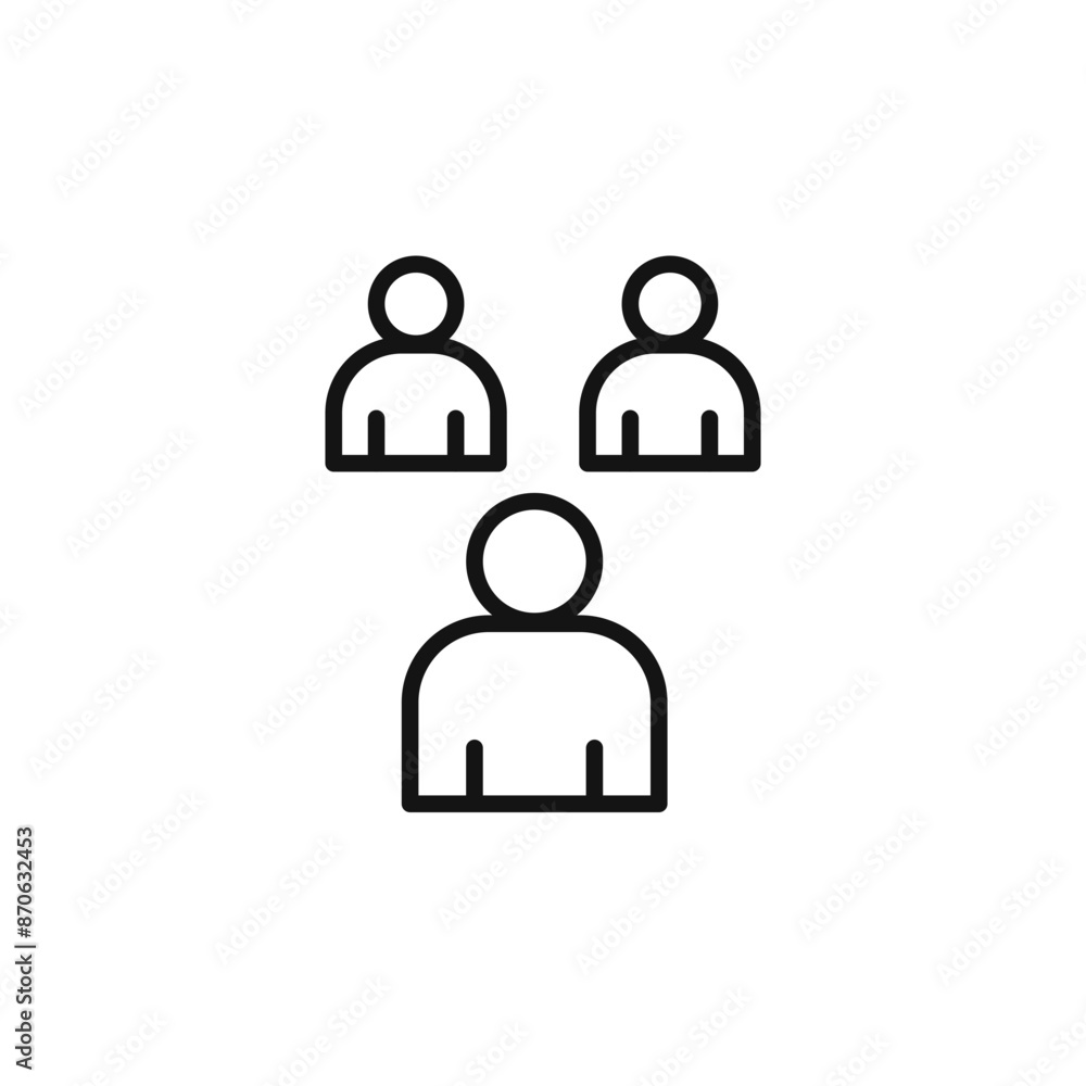 Interview Preparation logo sign vector outline Interview Preparation logo sign vector outline