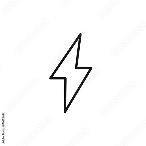 Lightning power charge logo sign vector outline Free Download Lightning power charge logo sign vector outline - GFXLoad