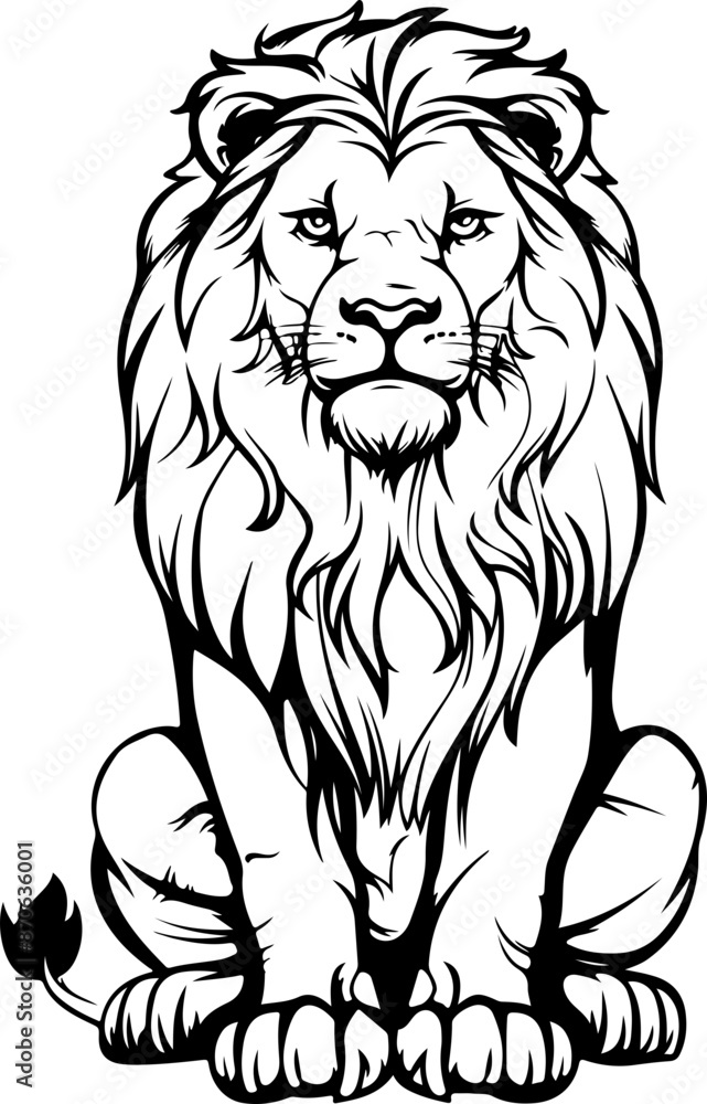 Lion clipart desing illustration Lion clipart desing illustration