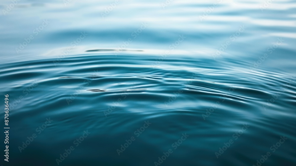 Ripples on a Tranquil Blue Surface Ripples on a Tranquil Blue Surface