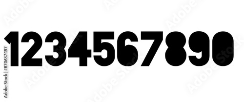 Number icon, simple line doodle type, alphabet scribble outline design. Minimal black contour draw marker. School letter sketch isolated on white background. Cartoon education vector illustration