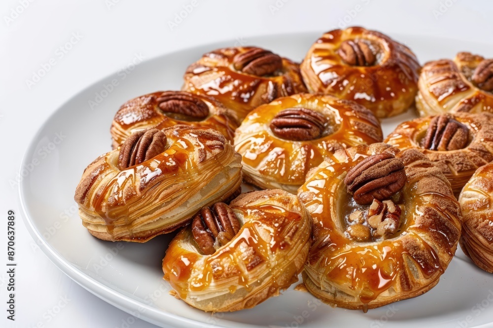 Mouthwatering Danish Snails with Caramelized Pecan Filling Mouthwatering Danish Snails with Caramelized Pecan Filling