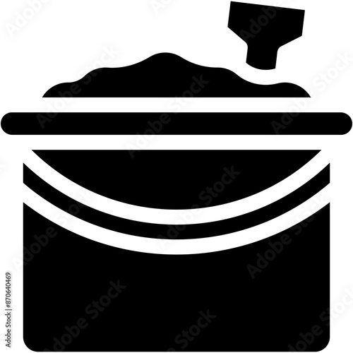 Vector Icon Sand Bucket, Kid And Baby, Childhood, Holidays, Summer, Play