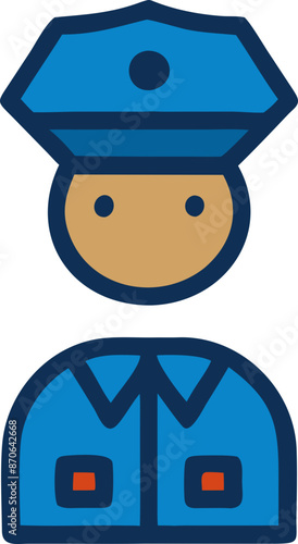 police officer svg icon