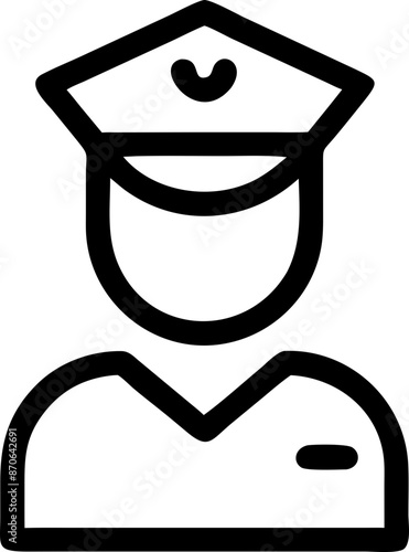 police officer svg icon