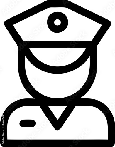 police officer svg icon
