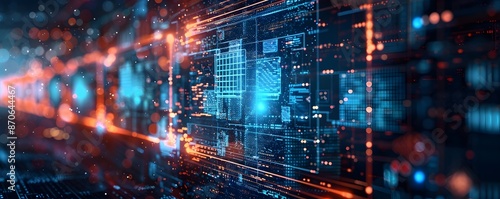 Wallpaper Mural Mesmerizing Rotation of Futuristic Digital Artworks Showcasing Advanced Technology and Stunning Visuals Torontodigital.ca