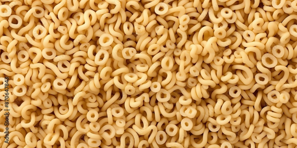 Close-up of Instant Noodles,, Ramen Noodles Uncooked texture background top view Close-up of Instant Noodles,, Ramen Noodles Uncooked texture background top view