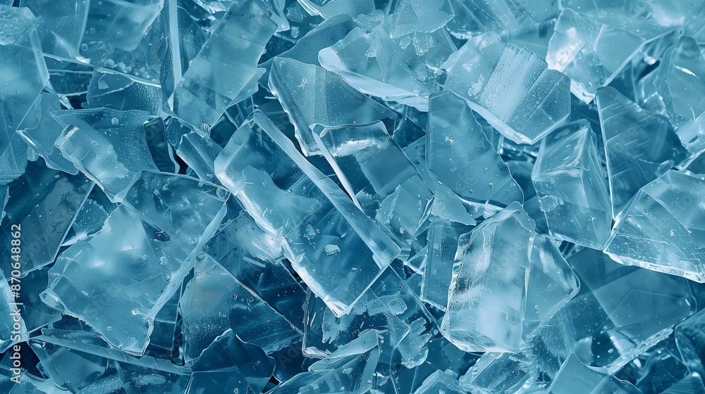 pattern of shattered ice with a cool blue tint ice fragments pattern of shattered ice with a cool blue tint ice fragments