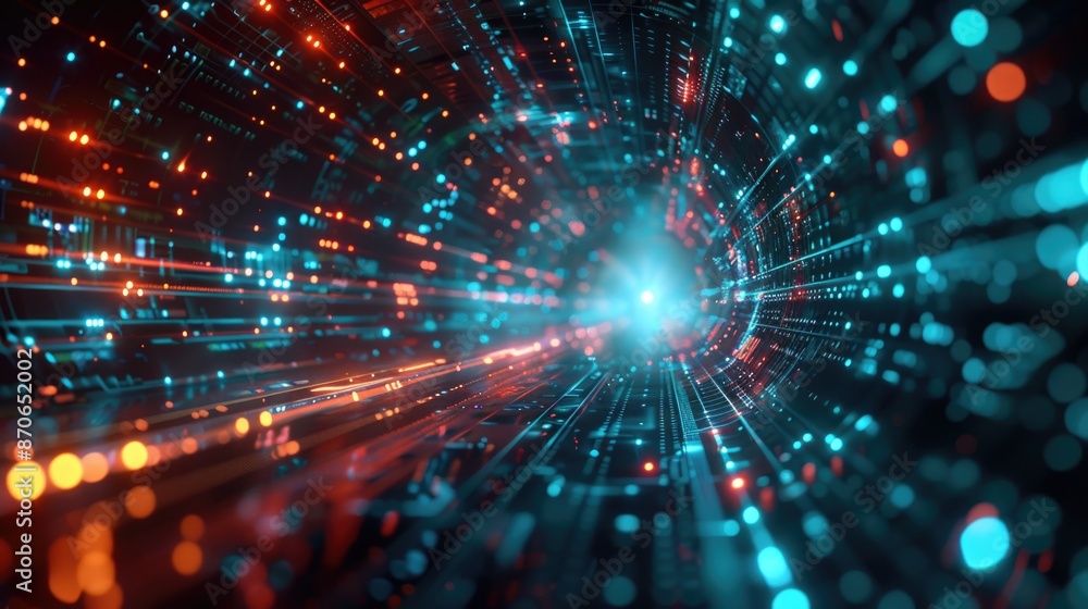 Obraz premium digital background. ai generated