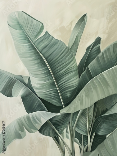 Wallpaper Mural Tropical Bold Plants Leaves Torontodigital.ca