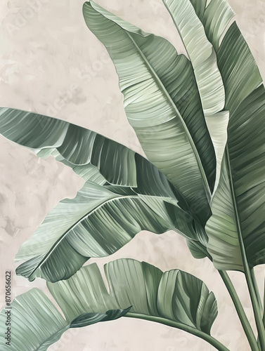 Tropical Bold Plants Leaves