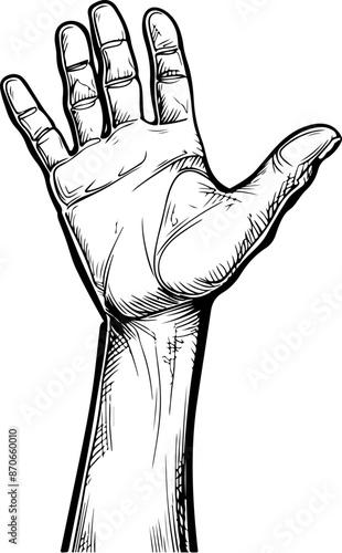 Hand clipart design illustration