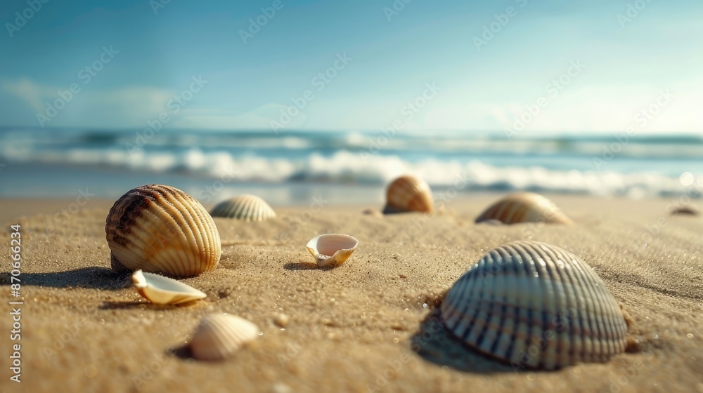 A peaceful beach with seashells scattered across the sand, symbolizing the treasures found in simplicity. A peaceful beach with seashells scattered across the sand, symbolizing the treasures found in simplicity.