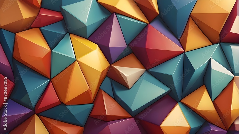 abstract colorful low poly geometric background abstract colorful low poly geometric background