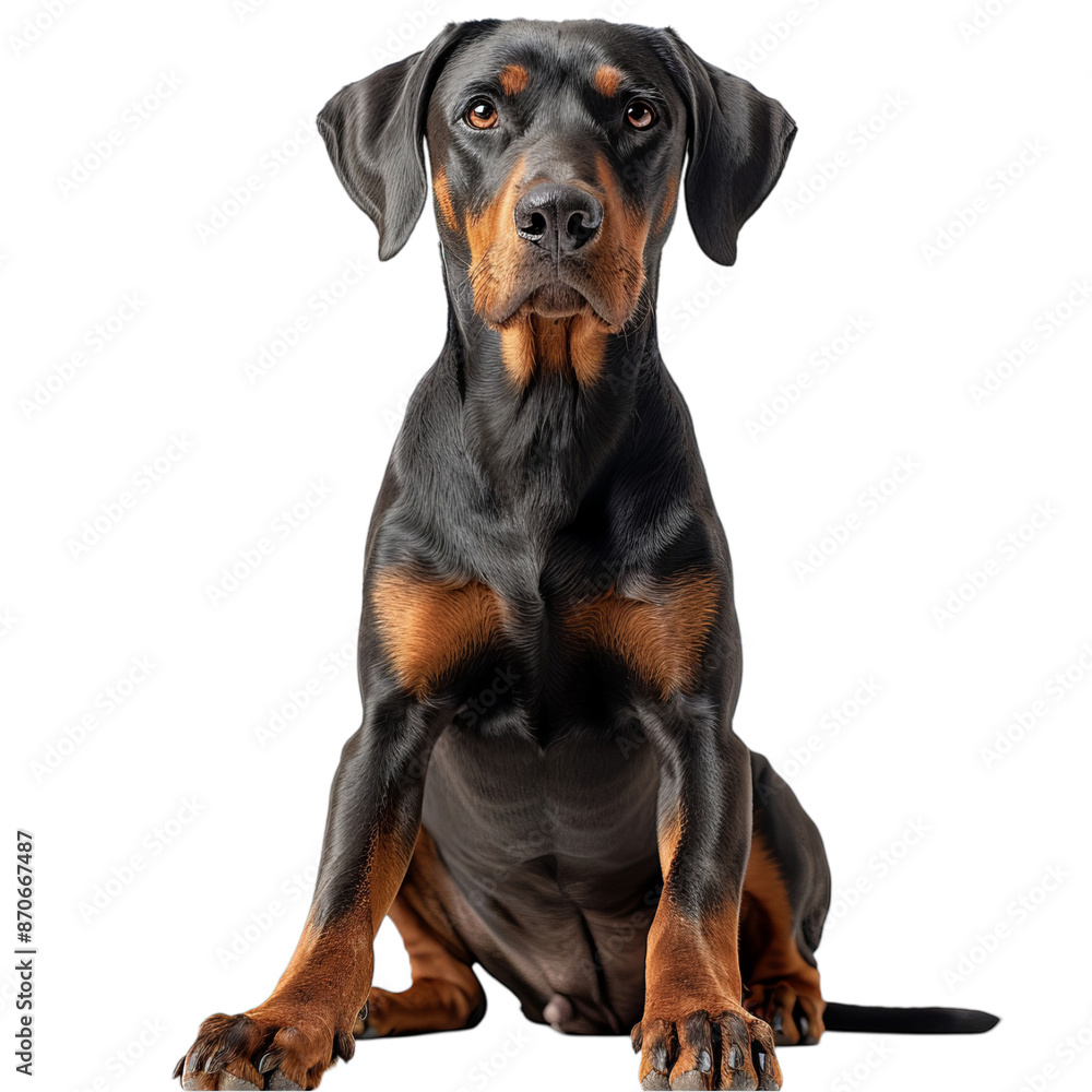 Doberman pinscher cut-out for print Doberman pinscher cut-out for print