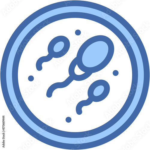 Sperm, Reproduction, Science, Healthcare and Medical, Biology Icon