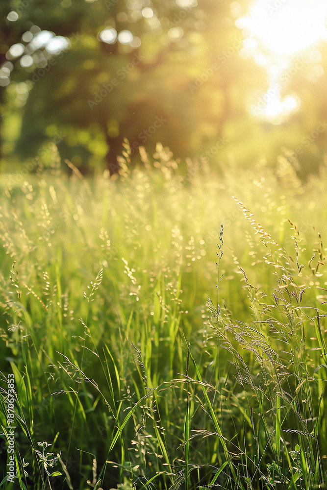 A harvesting summer. AI generative. A harvesting summer. AI generative.