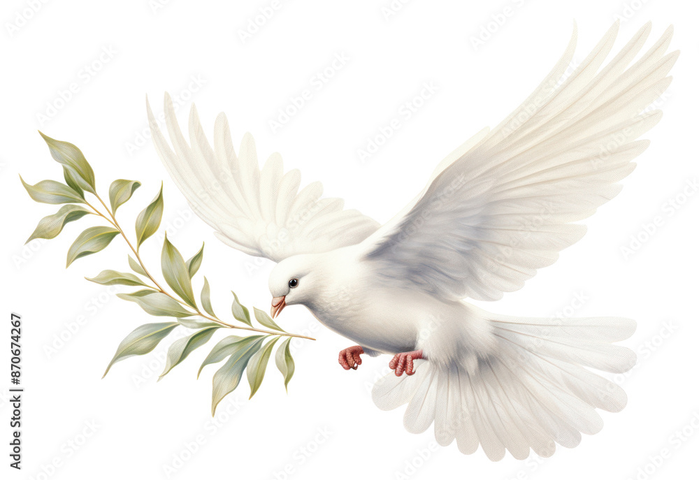 PNG White dove bird flying animal cockatoo wildlife Stock Illustration ...