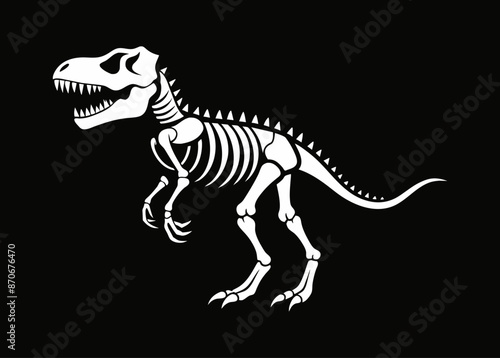Skeleton of a T-Rex Dinosaur