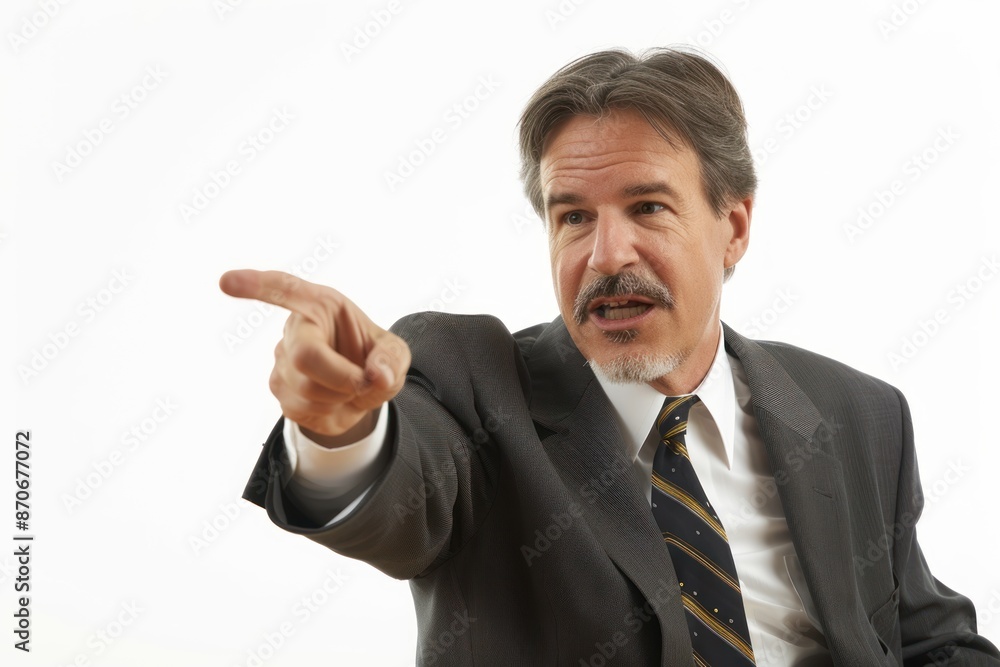 Lawyer gesturing during a discussion, Portrait half-body, hyper-realistic, high detail, photorealistic, white background, Key Light, Fill Light, Back Light Lawyer gesturing during a discussion, Portrait half-body, hyper-realistic, high detail, photorealistic, white background, Key Light, Fill Light, Back Light