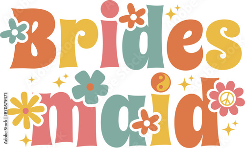 Bridesmaid Hippie Bachelorette Design 