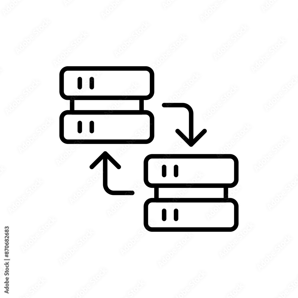 Web server outline icons, minimalist vector illustration ,simple transparent graphic element .Isolated on white background Web server outline icons, minimalist vector illustration ,simple transparent graphic element .Isolated on white background