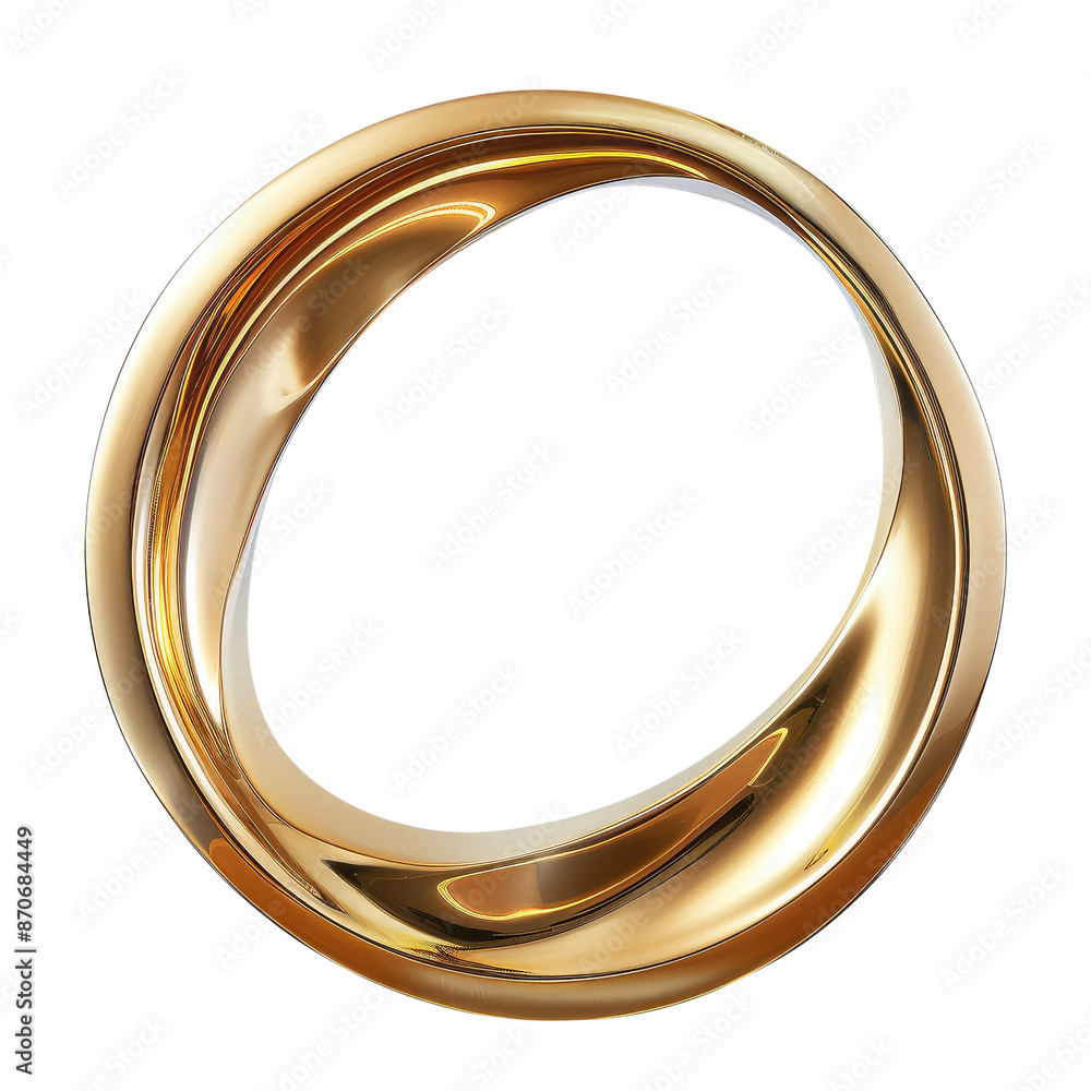 Decorative golden ornament isolated on transparent background. Decorative golden ornament isolated on transparent background.