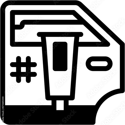 Scratch, Repair Car, Auto, Remover, Car Door, Tube Icon