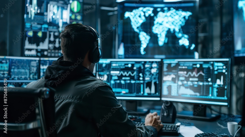 A team of professionals works together to dismantle ransomware control servers, ensuring cybersecurity and protecting business operations from malicious attacks. A team of professionals works together to dismantle ransomware control servers, ensuring cybersecurity and protecting business operations from malicious attacks.