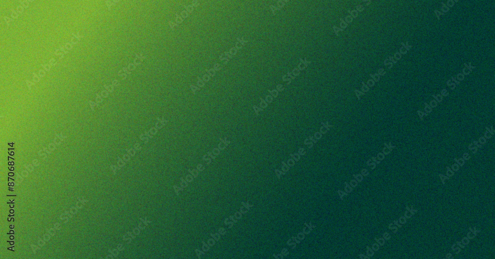 Fototapeta premium Vibrant Green Soft Noise Effect Digital Grain.