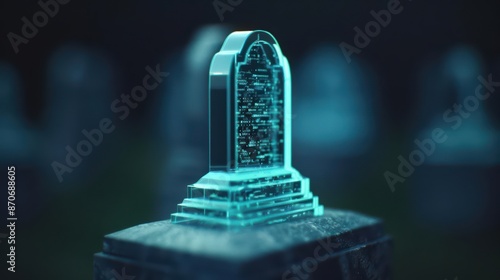 AIpowered tombstones display holographic memories of the deceased