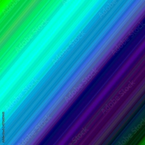 The background is blue green and purple