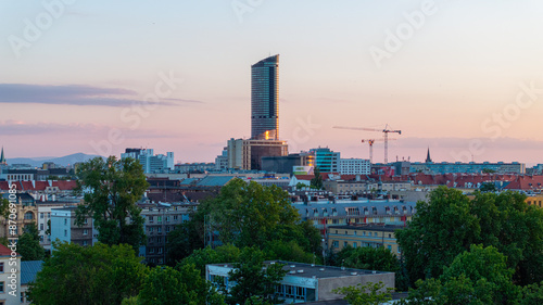 Panorama miasta Wroclaw Polska