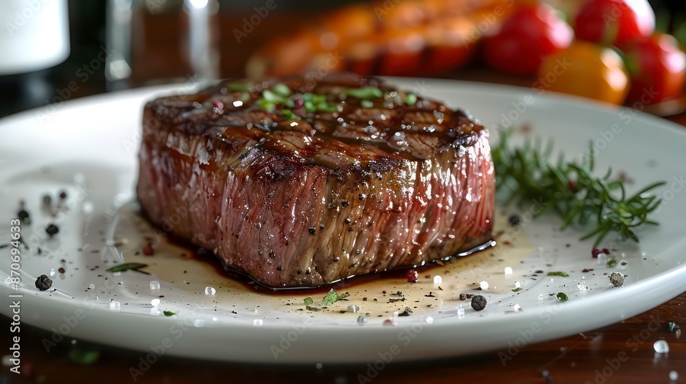 succulent beef steak sizzling on a hot plate, paired with a fresh garden salad and juicy tomatoes, perfect for a hearty lunch succulent beef steak sizzling on a hot plate, paired with a fresh garden salad and juicy tomatoes, perfect for a hearty lunch