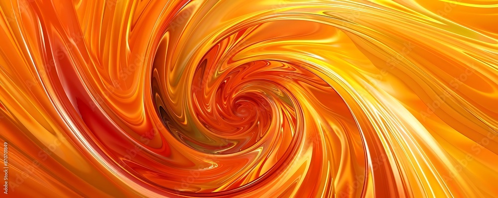 Abstract Swirling Orange and Yellow Background Illustration Abstract Swirling Orange and Yellow Background Illustration