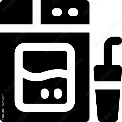 laundry icon. vector glyph icon for your website, mobile, presentation, and logo design.