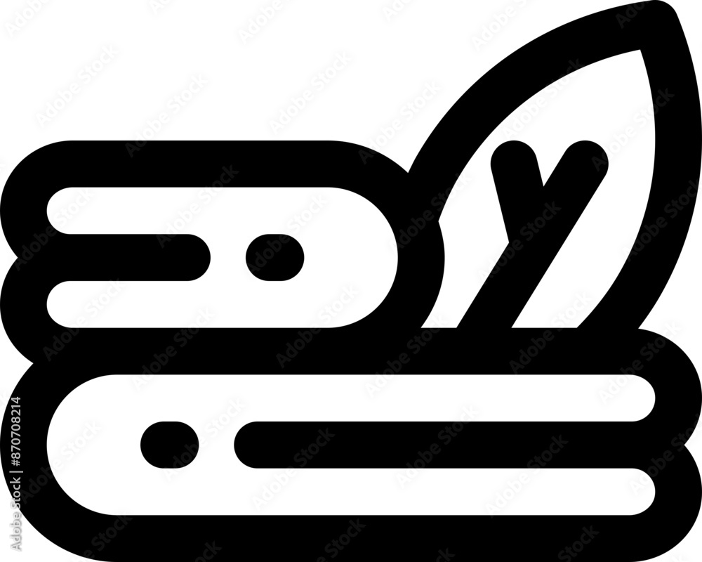 towel icon. vector line icon for your website, mobile, presentation, and logo design. towel icon. vector line icon for your website, mobile, presentation, and logo design.