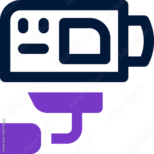 cctv icon. vector dual tone icon for your website, mobile, presentation, and logo design.