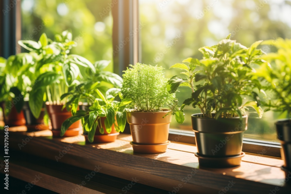 A collection of potted herbs flourishing on a sunny windowsill, real photo quality shoot on Canon camera --ar 3:2 --style raw --stylize 250 Job ID: bce8aa72-a33f-48ec-958b-a903b1b2c024 A collection of potted herbs flourishing on a sunny windowsill, real photo quality shoot on Canon camera --ar 3:2 --style raw --stylize 250 Job ID: bce8aa72-a33f-48ec-958b-a903b1b2c024