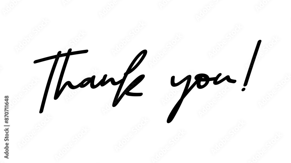 Thank you brush calligraphy, Handwritten ink lettering. Hand drawn design elements,Vector typography quote isolated on white background ,Vector illustration EPS 10 Thank you brush calligraphy, Handwritten ink lettering. Hand drawn design elements,Vector typography quote isolated on white background ,Vector illustration EPS 10