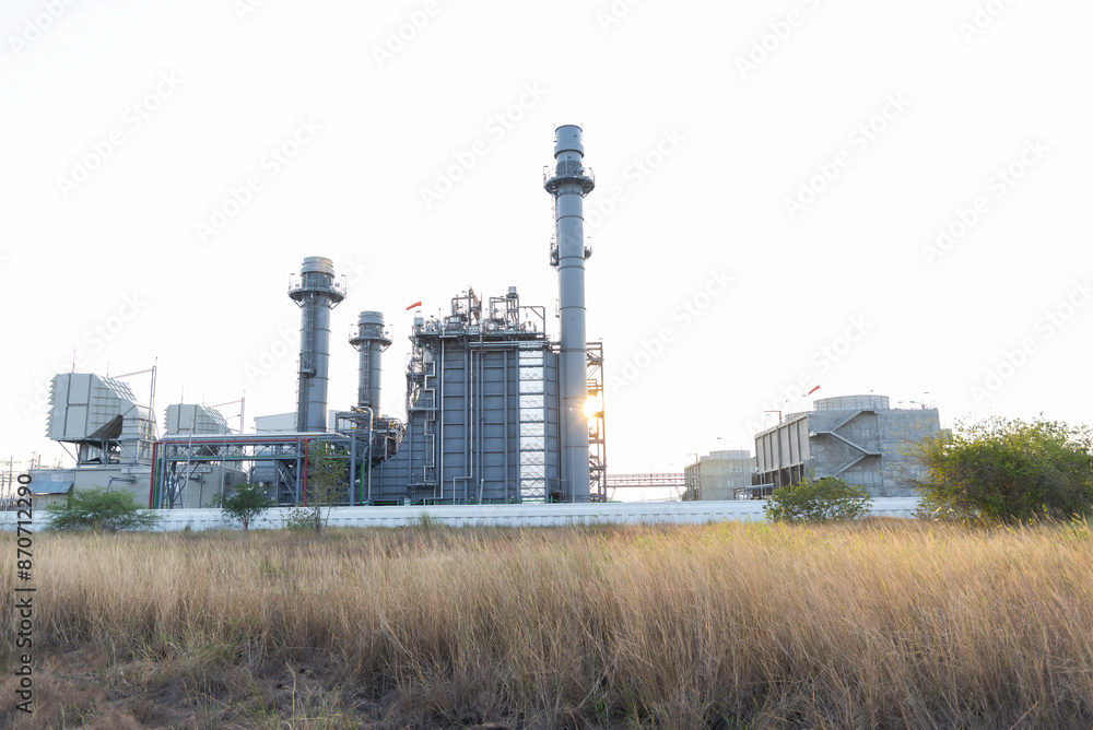 Power plant energy industry and refinery in the twilight background. Power plant energy industry and refinery in the twilight background.