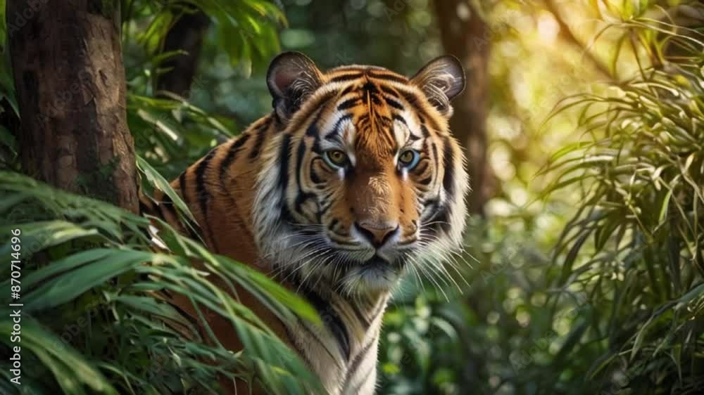 ferocious tiger in the jungle ferocious tiger in the jungle