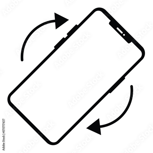 Vector Rotate Your Phone Icons design illustration