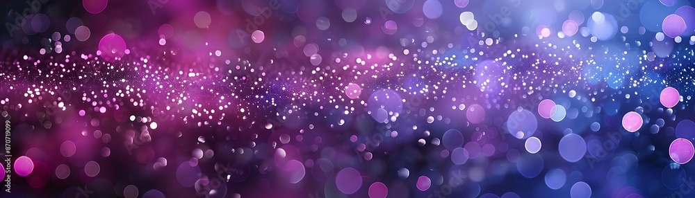 Abstract Purple and Blue Bokeh Background Abstract Purple and Blue Bokeh Background