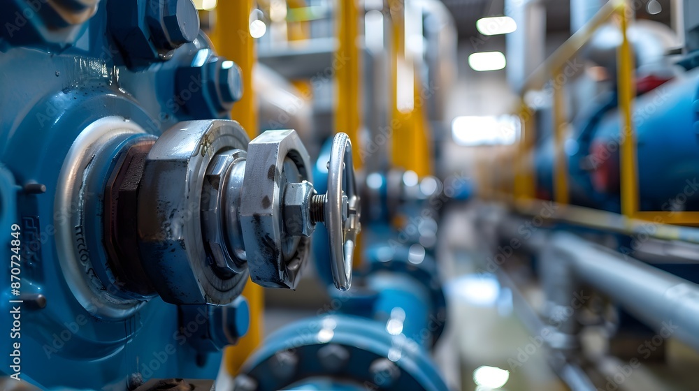 Water Flow Control Valves in Industrial Setting for Process Management Water Flow Control Valves in Industrial Setting for Process Management