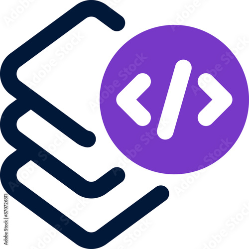 layer icon. vector dual tone icon for your website, mobile, presentation, and logo design.